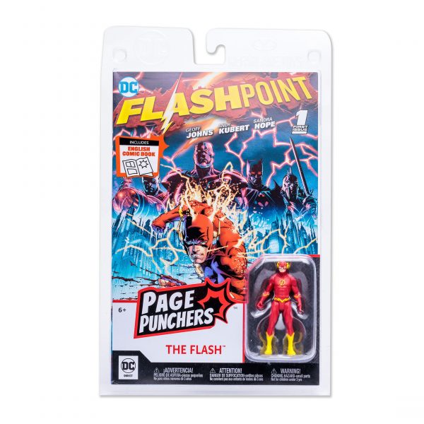 Dc Page Punchers The Flash Figure With Comic Mcfarlane Toys Pop Toys