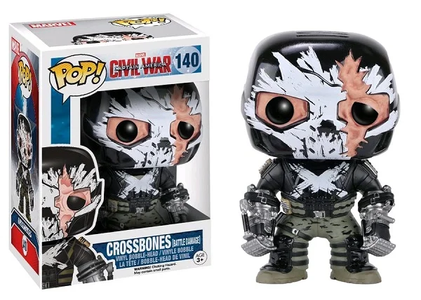 Marvel Pop Vinyl Civil War: Crossbones (Battle Damaged) #140 - crossbones marvel captain america civil war pop vinyl figure - pop toys