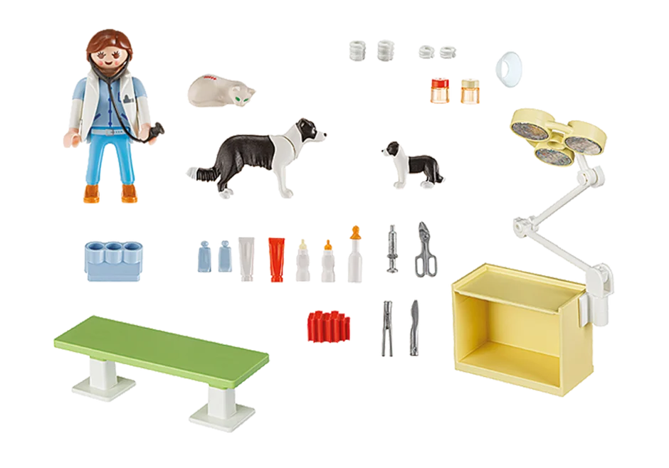 Playmobil City Life 5653 Vet Visit Carry Case - vet visit action figure product inclusion playmobil - pop toys