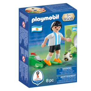 Playmobil 9508 FIFA World Cup Argentina National Player Soccer - argentina national soccer player product front box playmobil - pop toys
