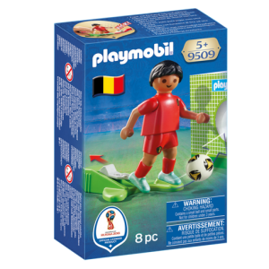 Playmobil 9509 FIFA World Cup Belgium National Player Soccer - belgium national soccer player front box playmobil - pop toys