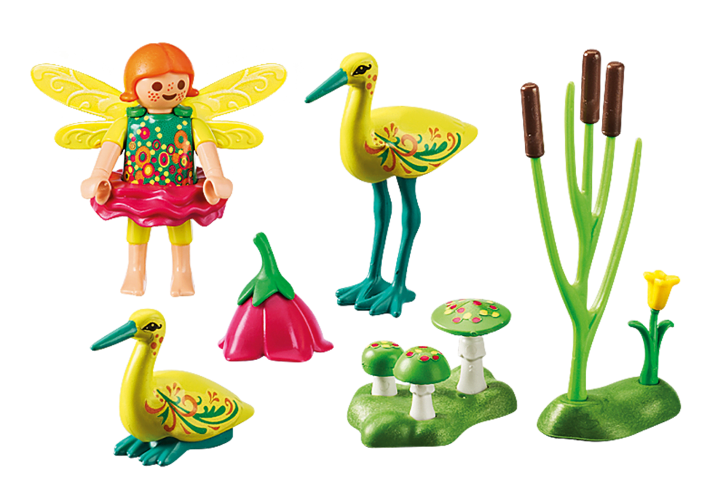 Playmobil Fairies 9138 Fairy Girl with Storks Back