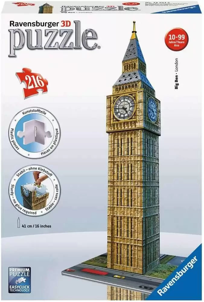 Ravensburger Big Ben 3D Puzzle 216pc pieces