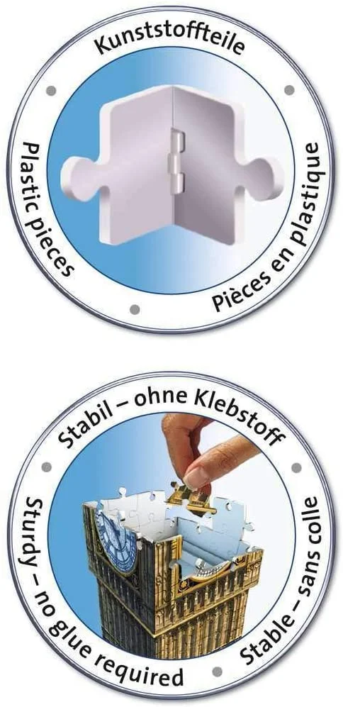 Ravensburger Big Ben 3D Puzzle 216pc pieces - Image 3
