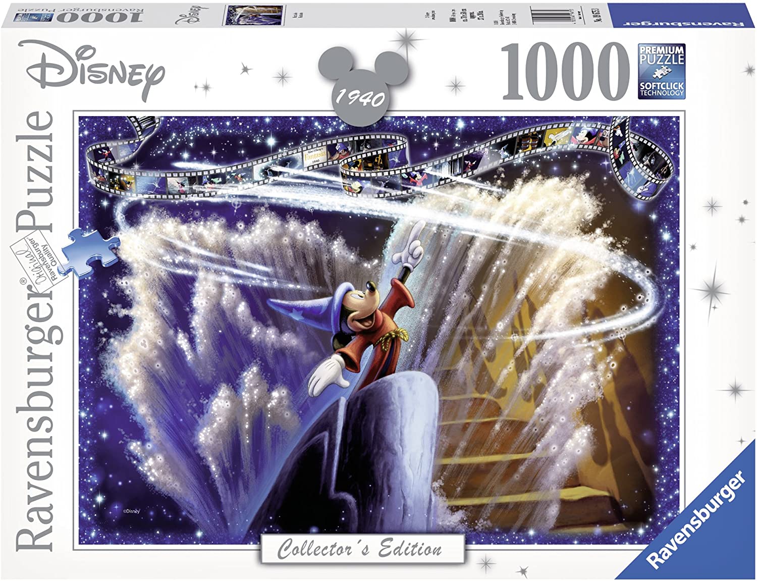 Disney Jigsaw Puzzle 108 Pieces Mickey Mouse Fantasia Legend Movie For Kids 