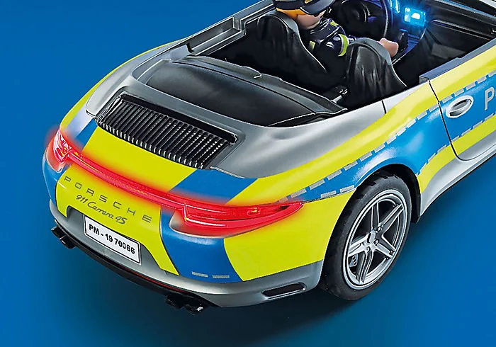 Playmobil 70066 Porsche 911 Carrera 4S Police Car with lights & sound - Image 5