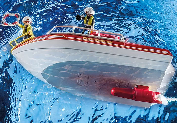 Playmobil City Action 70147 Fire Rescue Boat with underwater motor - Image 4