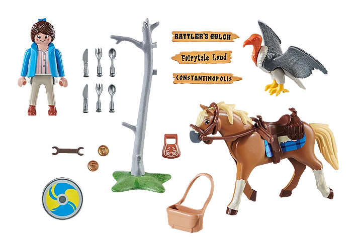 Playmobil the Movie 70072 Marla with Horse - Image 2