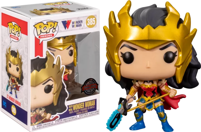 Wonder Woman 80th Pop Vinyl: Death Metal Wonder Woman #385