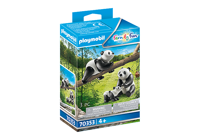 Playmobil Family Fun Zoo 70353 Pandas with Cub (Retired set)