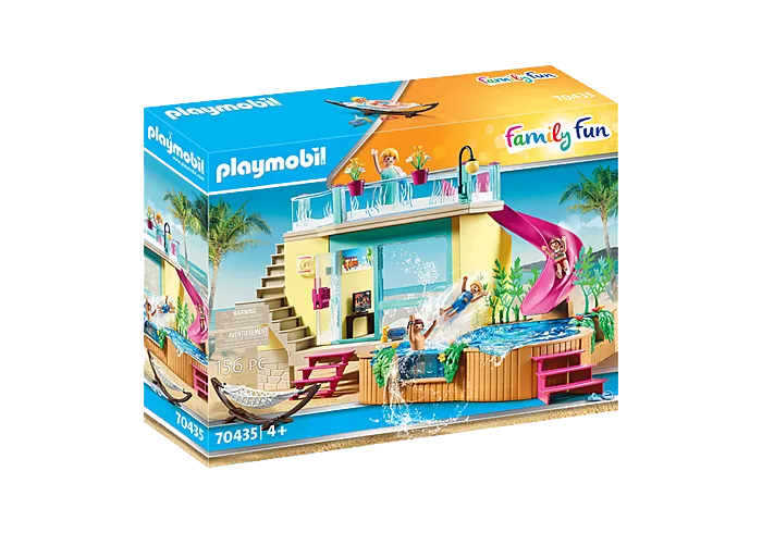 Playmobil Family Fun 70435 Bungalow with Pool