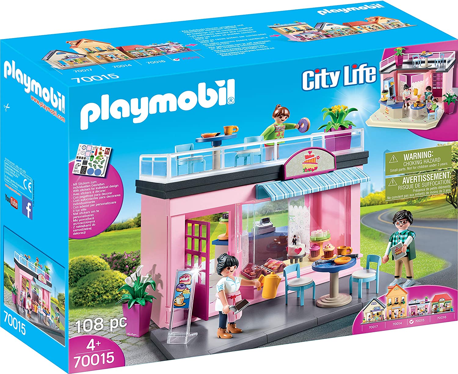 Playmobil City Life 5631 pas cher, Valisette Cafétéria