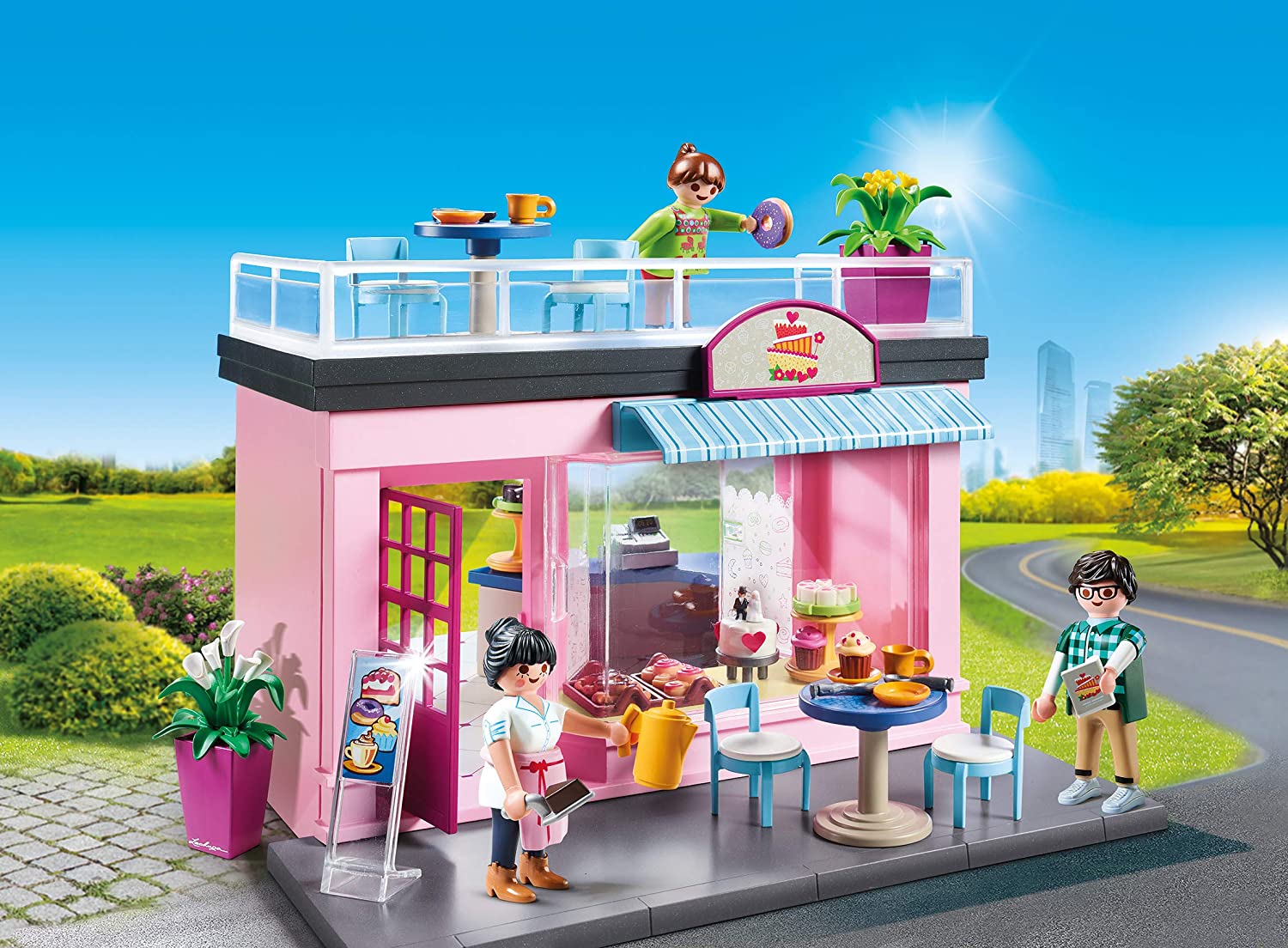 Playmobil 7846 Add On café, Cafe Restaurant coffee shop interior