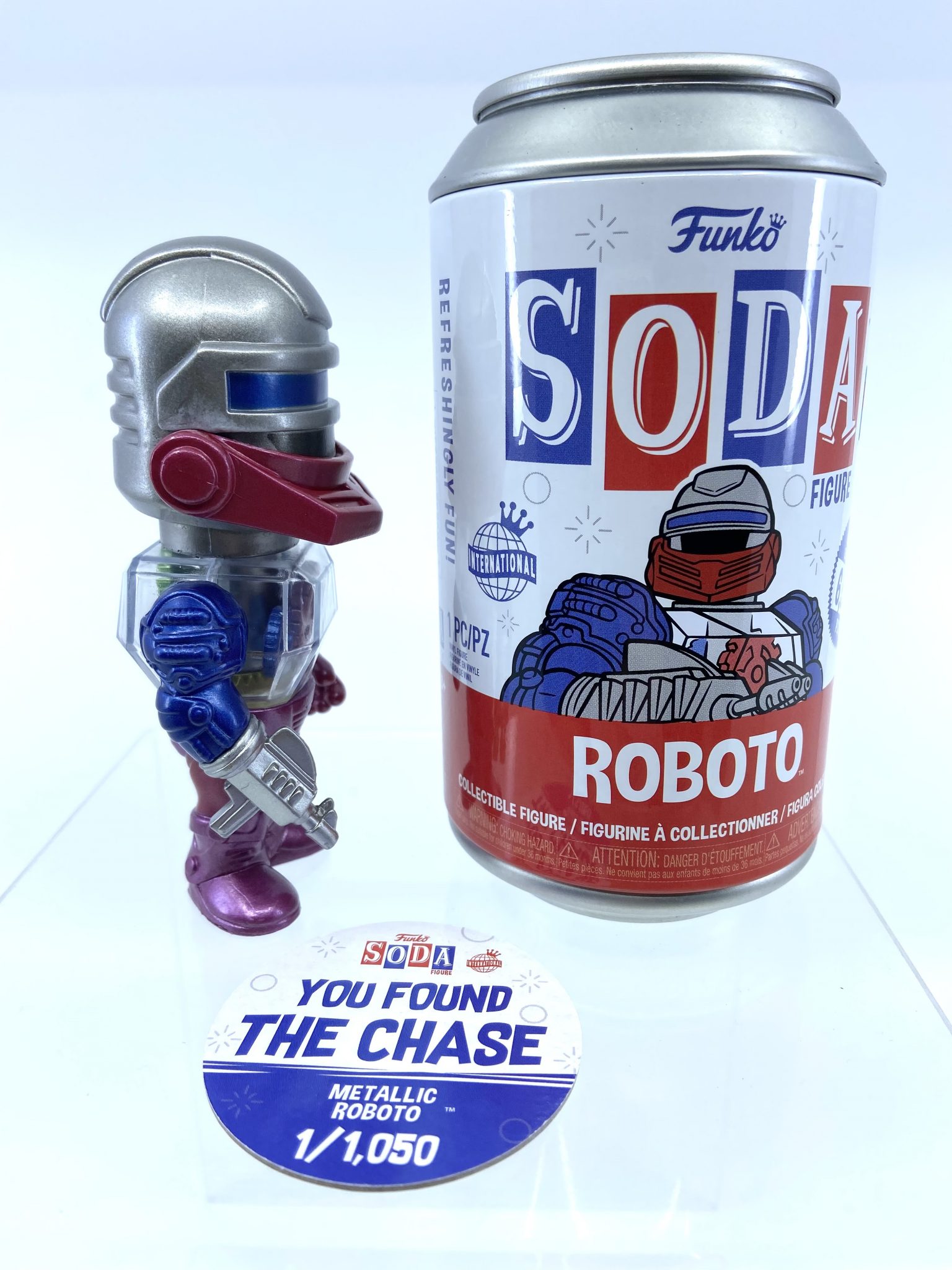 Funko SODA Vinyl figure MOTU Roboto Metallic CHASE - Pop Toys