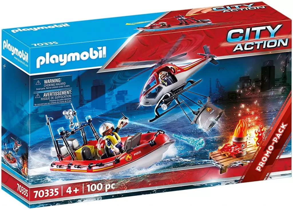 Playmobil City Action 70335 Fire Rescue Mission including Helicopter