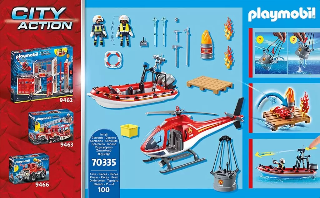 Playmobil City Action 70335 Fire Rescue Mission including Helicopter - Image 7