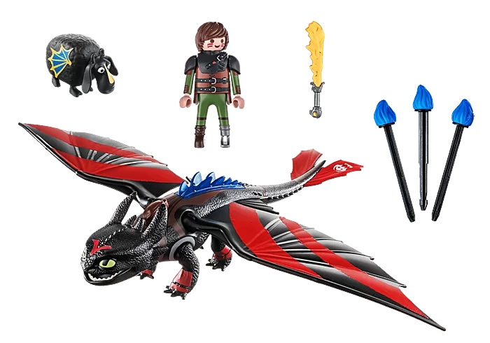 Playmobil Dragons 70727 Dragon Racing: Hiccup and Toothless (Retired set) - Image 3