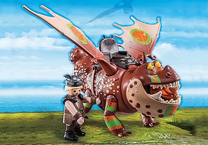 Playmobil Dragons 70729 Dragon Racing: Fishlegs and Meatlug - Image 6