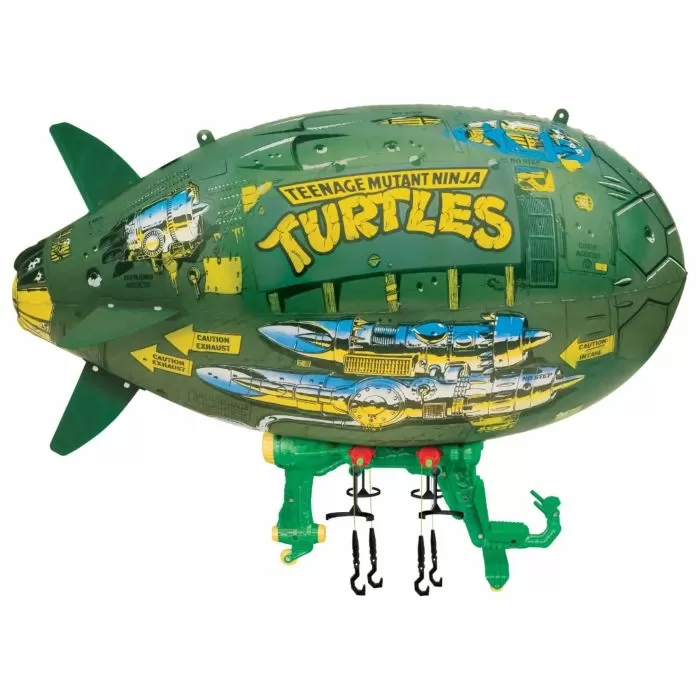 TMNT - Classic Retro Turtle Blimp Wacky Attack Aircraft - Image 5