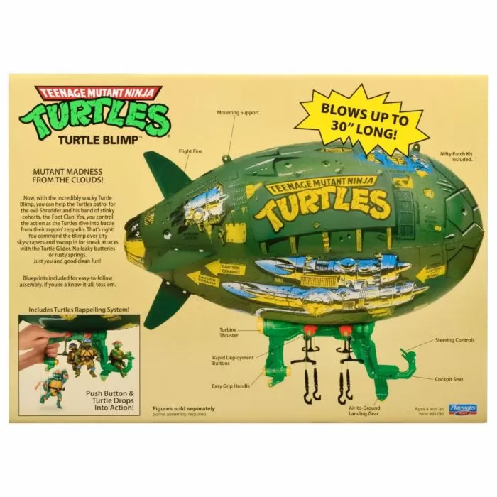 TMNT - Classic Retro Turtle Blimp Wacky Attack Aircraft - Image 2