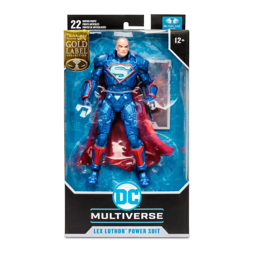 Exclusive shops McFarlane Toys DC Multiverse Gold Label Lex Luthor Power Suit Bundle