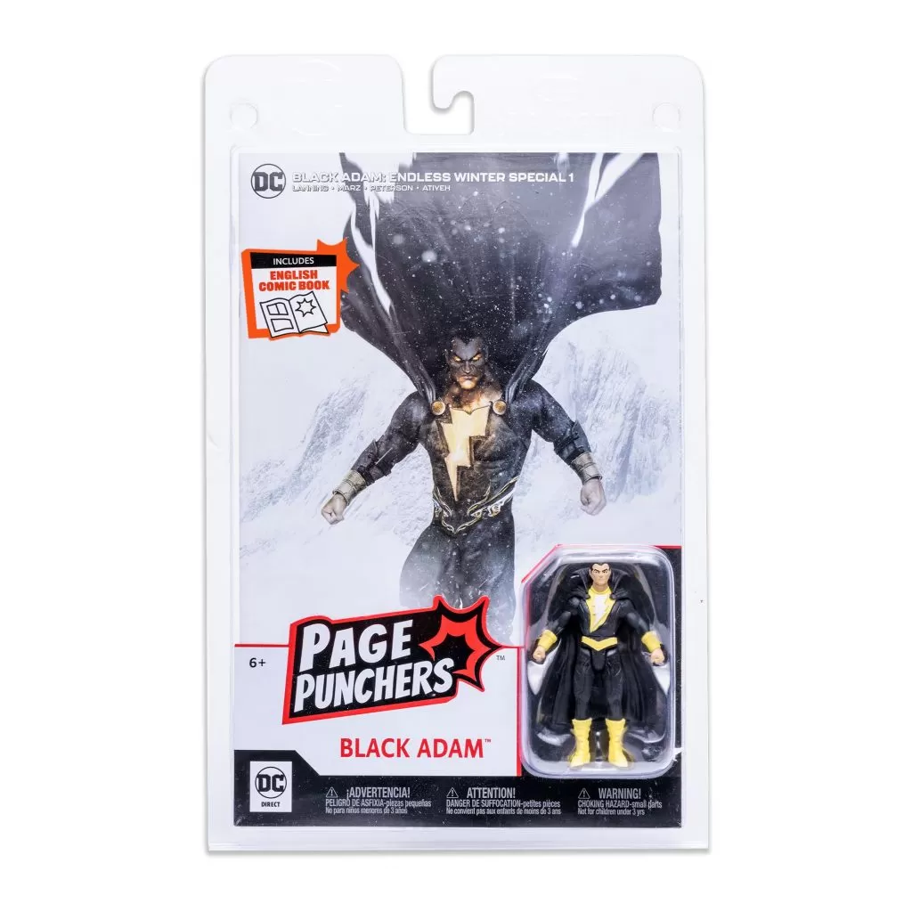 DC Page Punchers Black Adam - 3" figure with comic McFarlane Toys