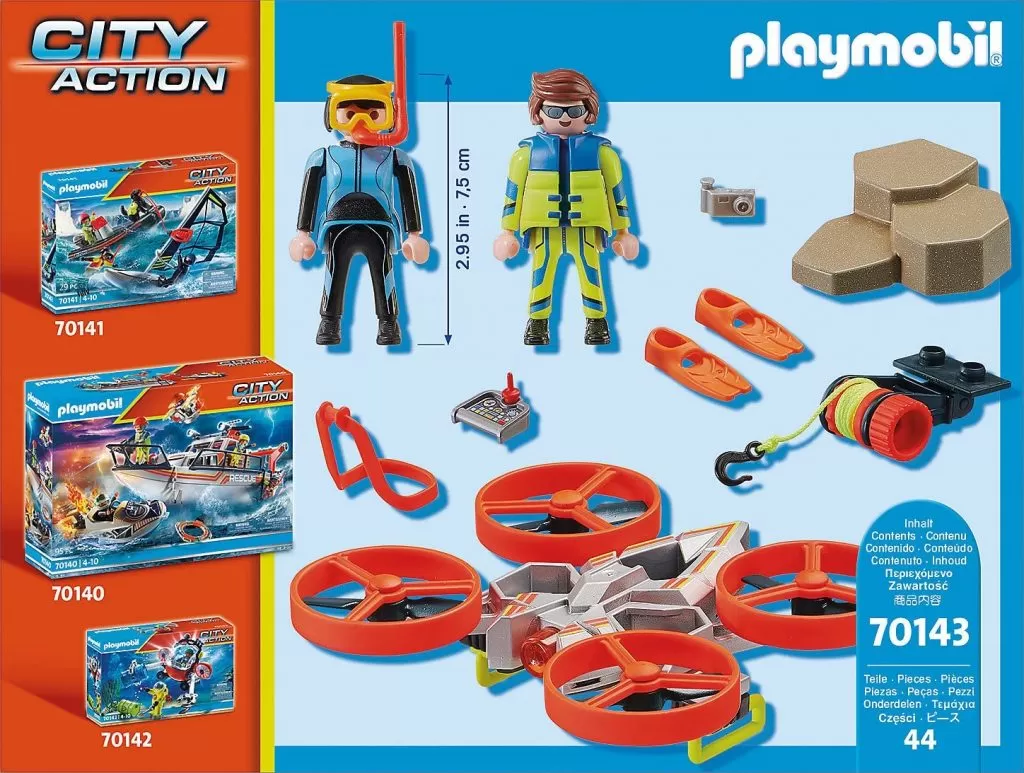 Playmobil City Action 70143 Diver Rescue with Drone - Image 3