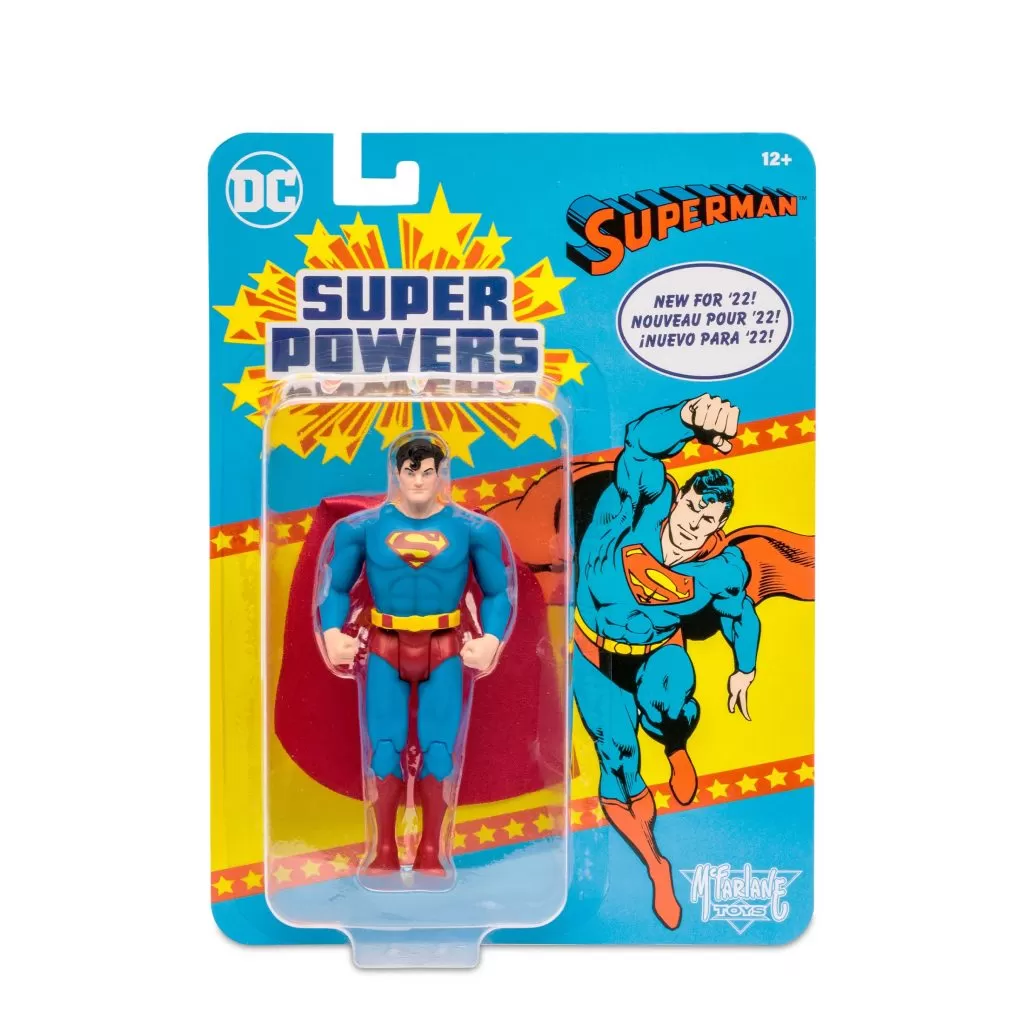 Super Powers Superman 4″ figure Wave 1 McFarlane Toys