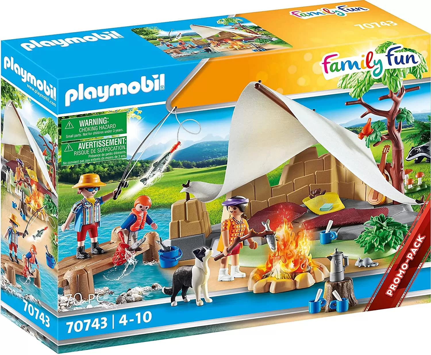 Playmobil Family Fun 70743 Family Camping Trip
