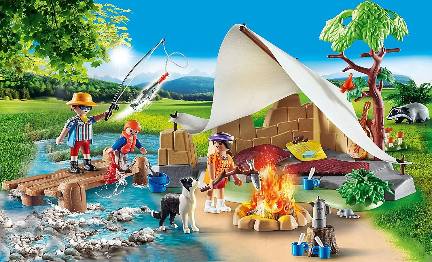 Playmobil Family Fun 70743 Family Camping Trip - Image 2