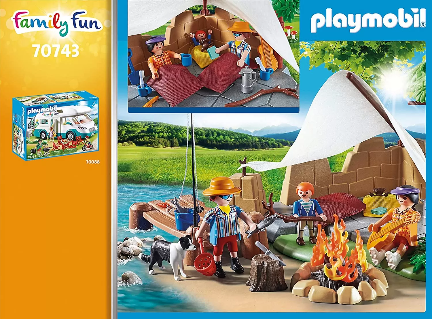 Playmobil Family Fun 70743 Family Camping Trip - Image 3