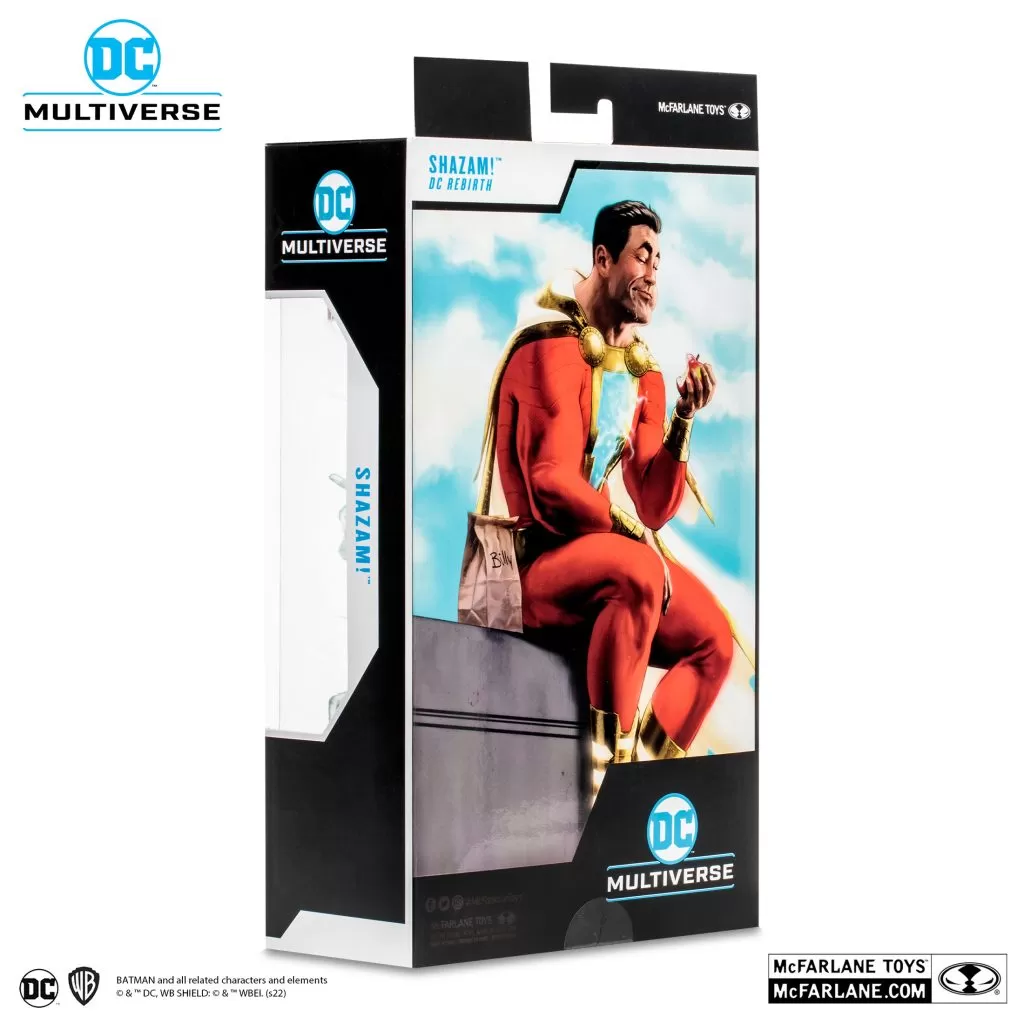 DC Multiverse Shazam 7" figure Gold Label Rebirth McFarlane Toys - Image 4