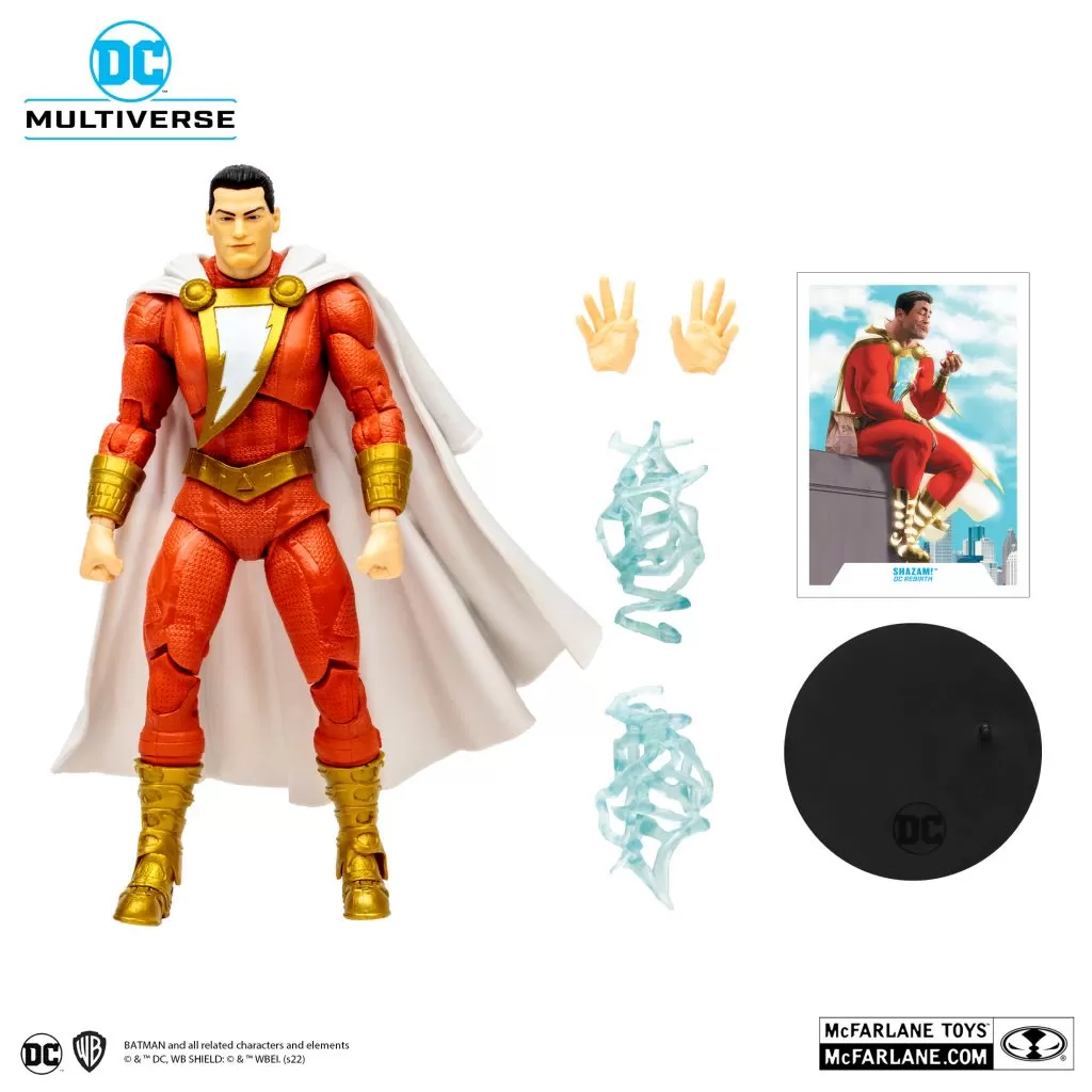 DC Multiverse Shazam 7" figure Gold Label Rebirth McFarlane Toys - Image 5