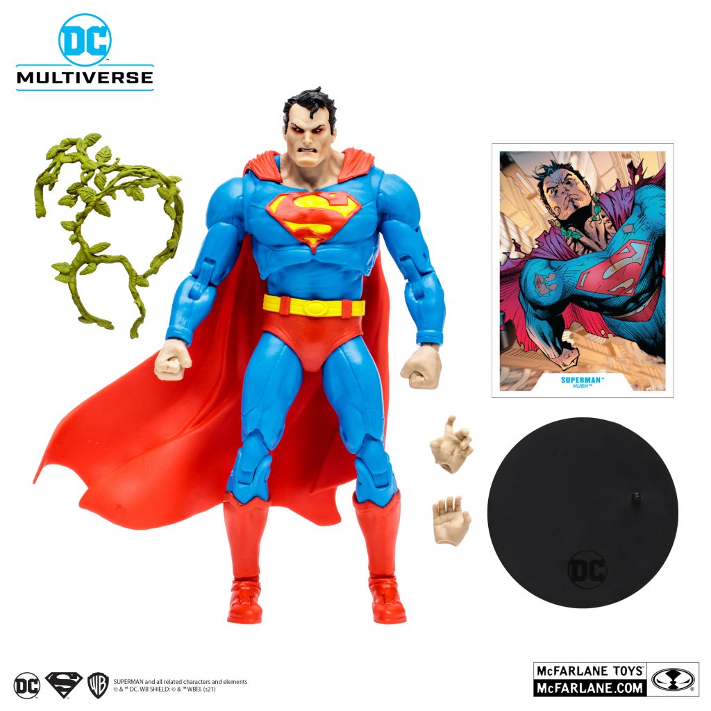 DC Multiverse Superman 7" figure Angry Laser Eyes Gold Label Hush McFarlane Toys - Image 4