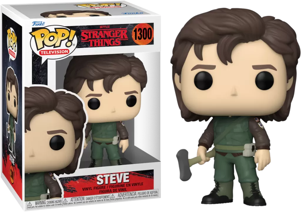 Stranger Things 4 Pop Vinyl Steve (Battle Gear) 3.75" #1300