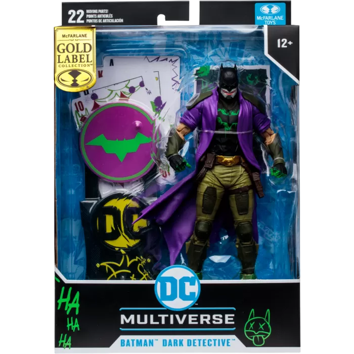 DC Multiverse Batman Dark Detective Jokerized 7" figure Gold Label McFarlane Toys
