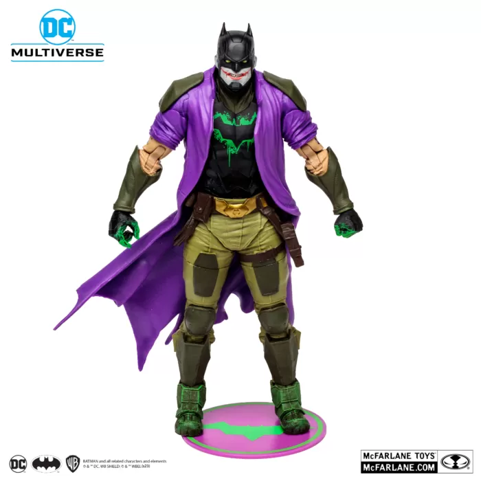 DC Multiverse Batman Dark Detective Jokerized 7" figure Gold Label McFarlane Toys - Image 6