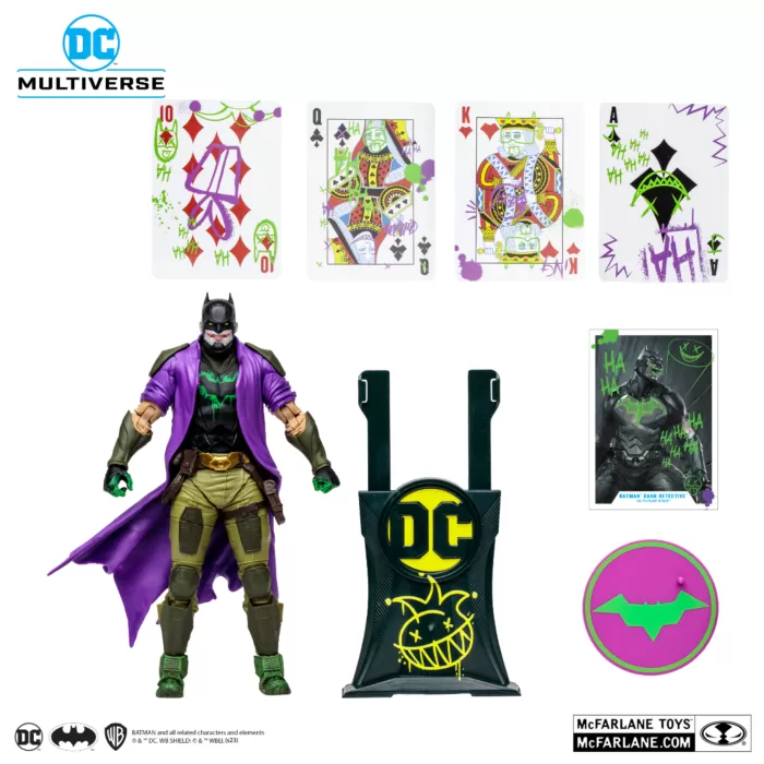 DC Multiverse Batman Dark Detective Jokerized 7" figure Gold Label McFarlane Toys - Image 4