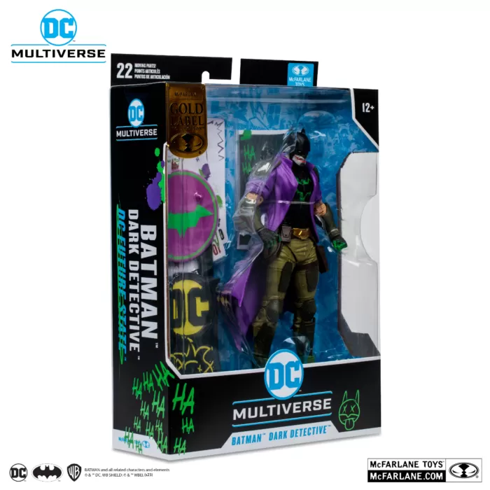 DC Multiverse Batman Dark Detective Jokerized 7" figure Gold Label McFarlane Toys - Image 2