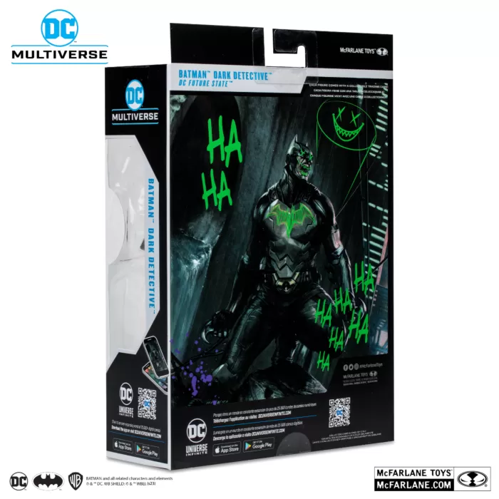 DC Multiverse Batman Dark Detective Jokerized 7" figure Gold Label McFarlane Toys - Image 3