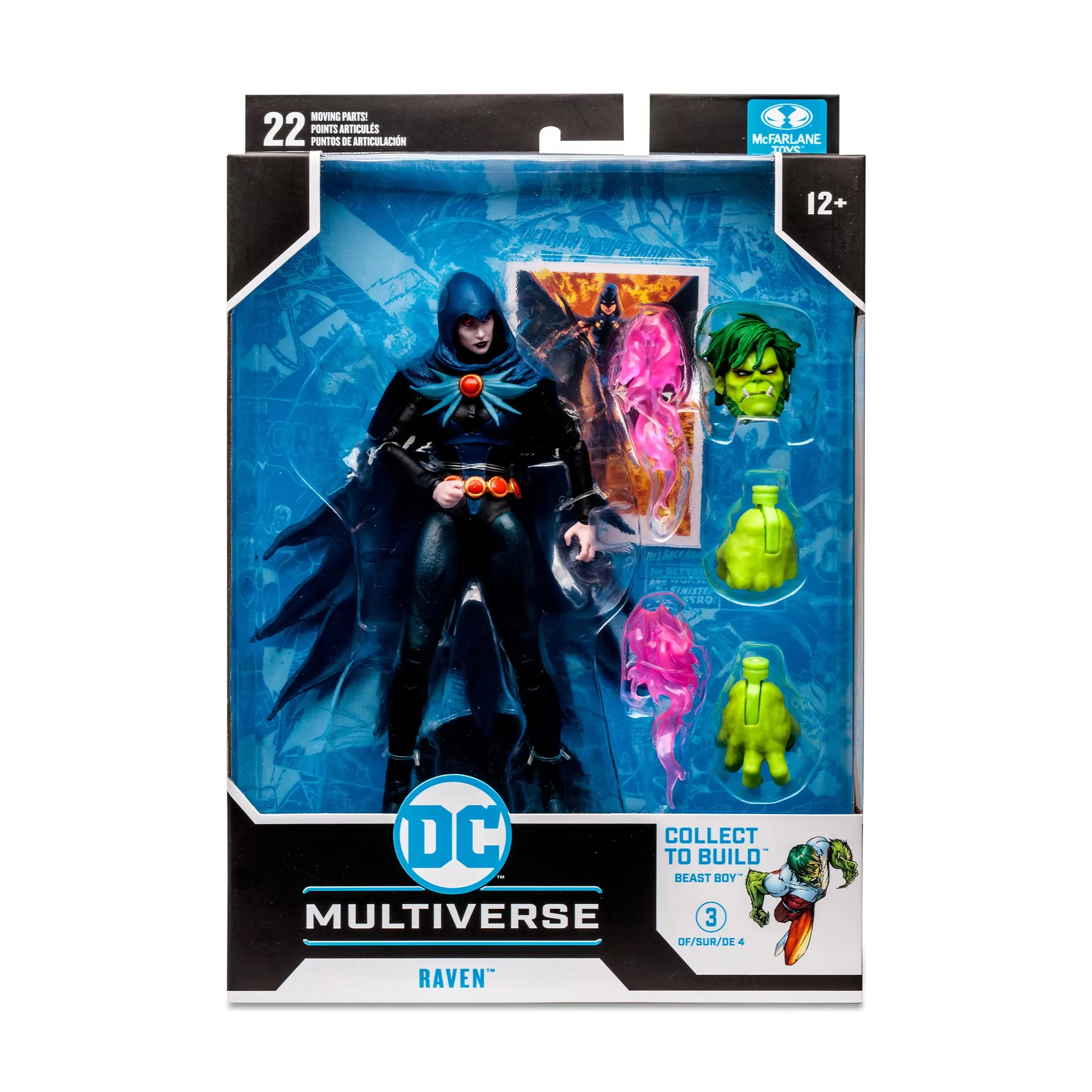 DC Multiverse Titans (Beast Boy BAF): Raven 7" figure McFarlane Toys