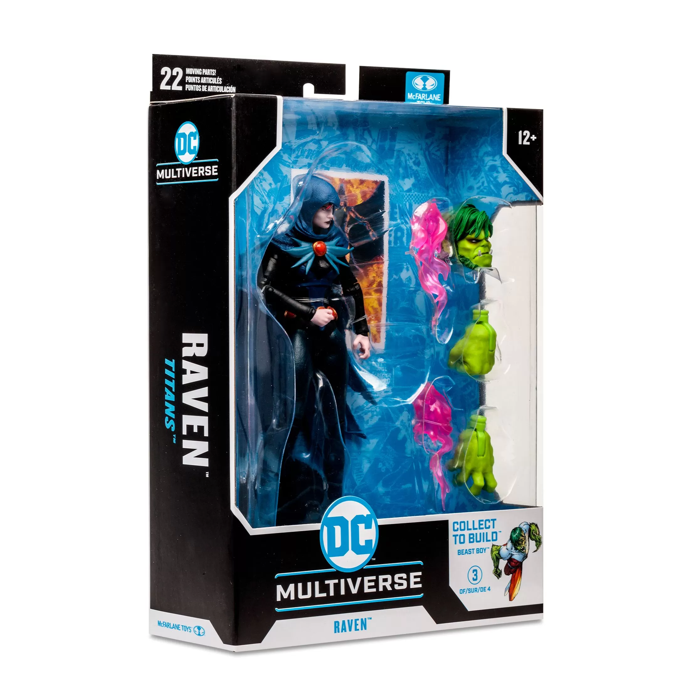 DC Multiverse Titans (Beast Boy BAF): Raven 7" figure McFarlane Toys - Image 2