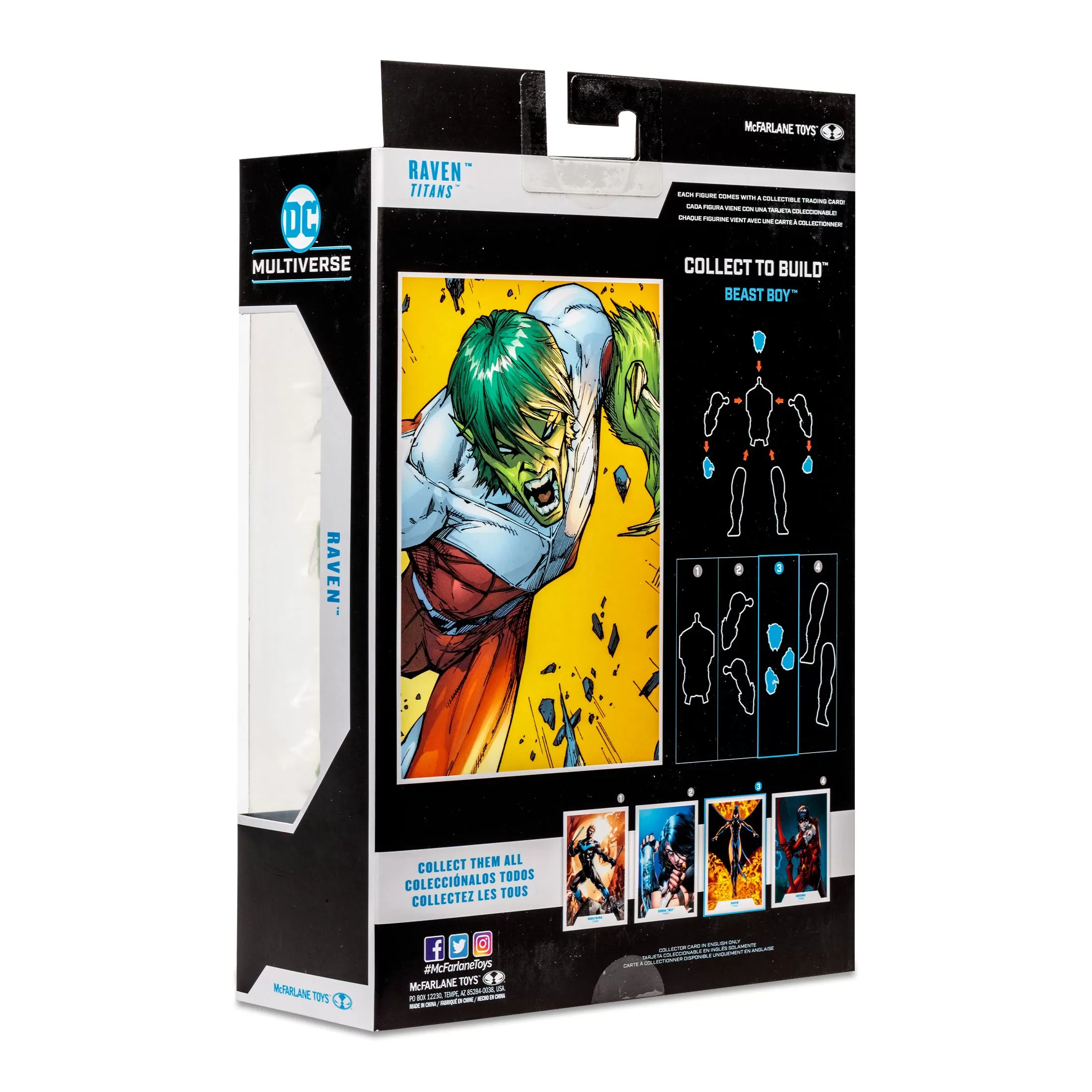 DC Multiverse Titans (Beast Boy BAF): Raven 7" figure McFarlane Toys - Image 3