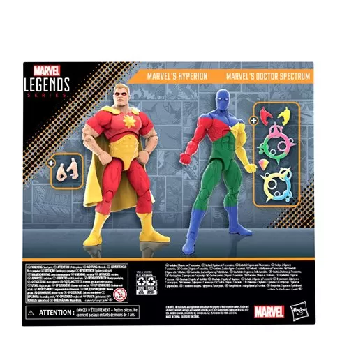 Marvel Legends Series Squadron Supreme 6" figure 2 pack Hyperion & Dr Spectrum - Image 2