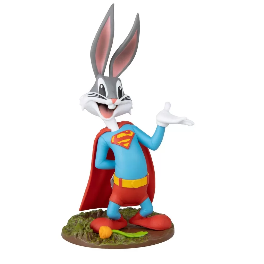 Looney Tunes - Bugs Bunny as Superman Movie Maniacs WB 100 Limited Edition 6" Scale Posed Figure - Image 5