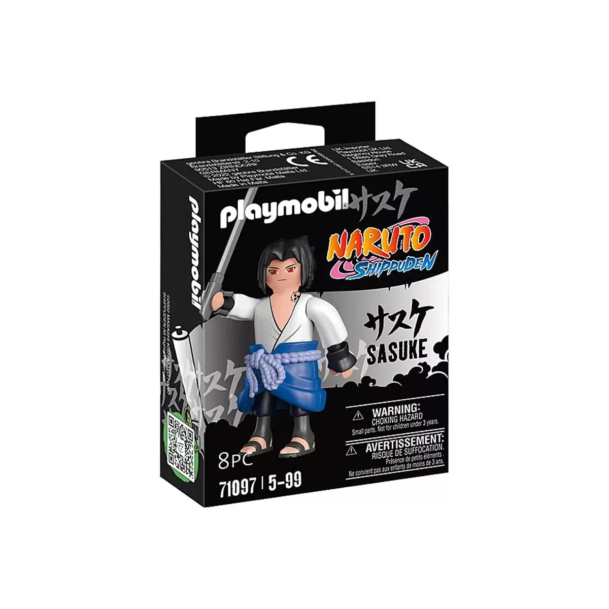 Playmobil Naruto 71097 Sasuke 3" Figure
