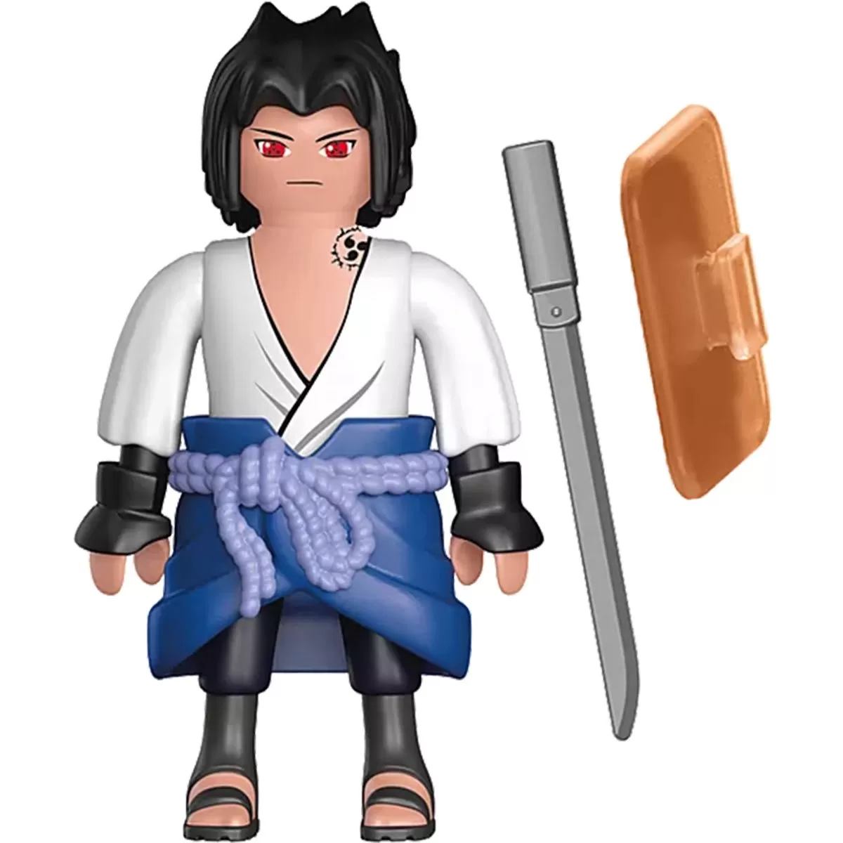 Playmobil Naruto 71097 Sasuke 3" Figure - Image 2