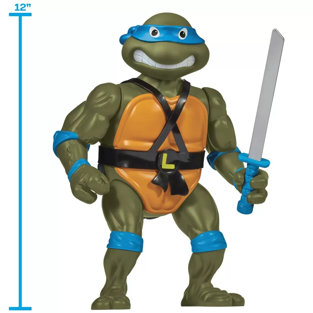 TMNT - Classic Retro Giant Size Leonardo 12" Figure - Image 4