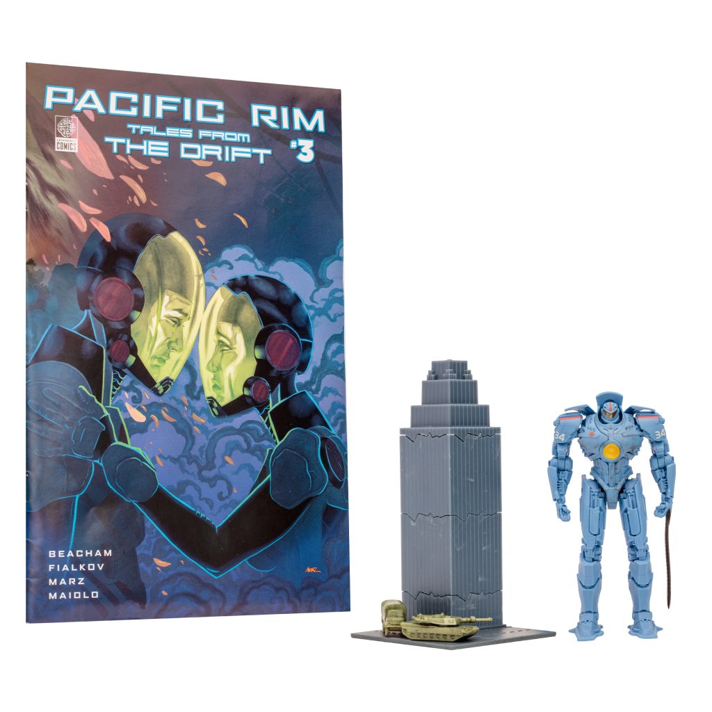 Pacific Rim Jaeger- Gipsy Danger 4″ figure and playset w/comic McFarlane Toys - Image 5