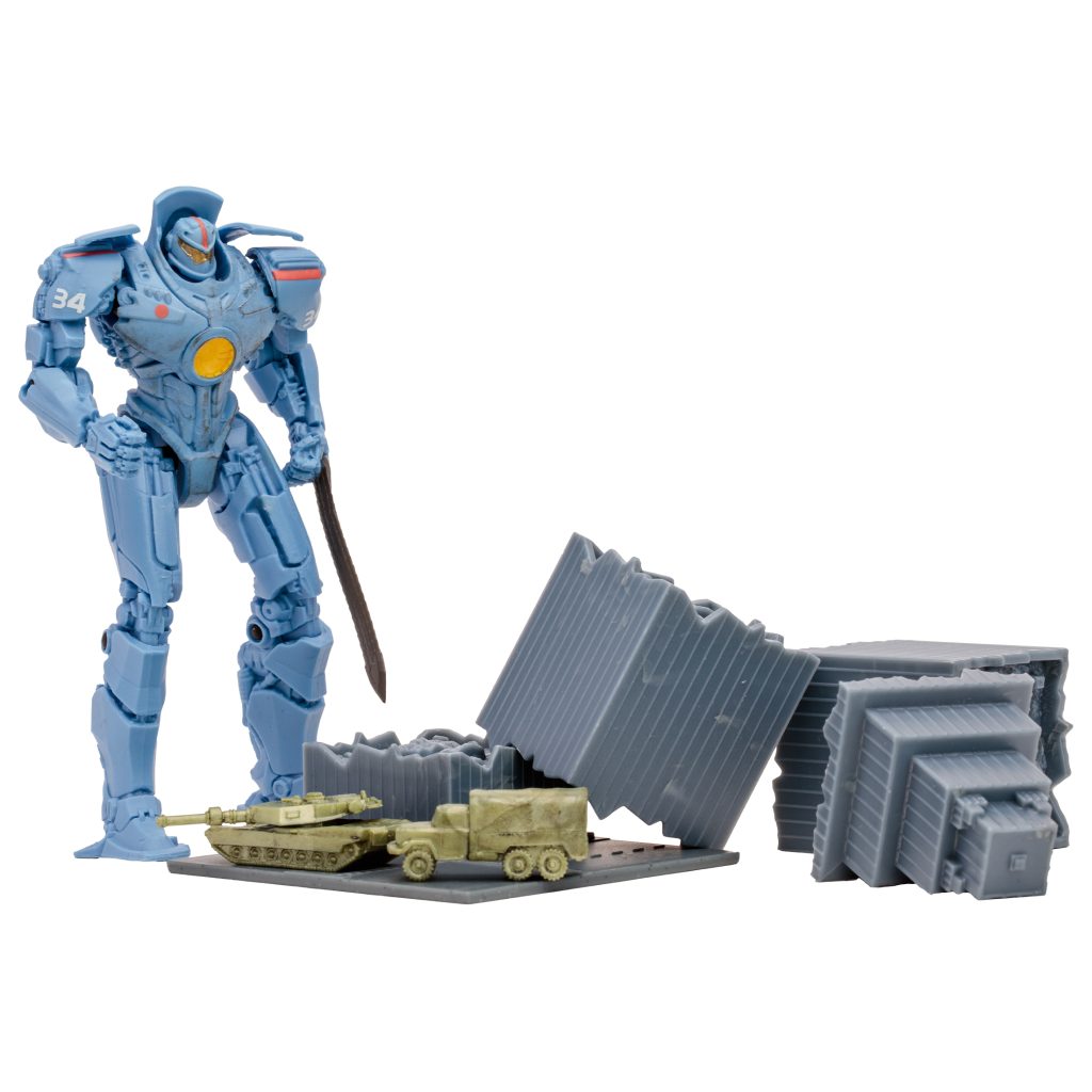 Pacific Rim Jaeger- Gipsy Danger 4″ figure and playset w/comic McFarlane Toys - Image 7